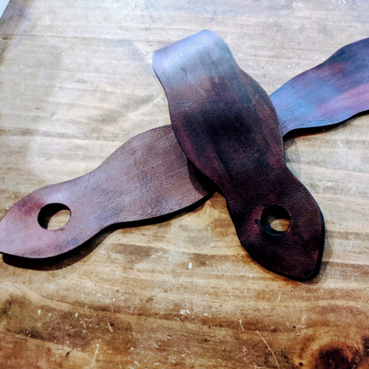 287 Mahogany Slobber Straps 1 pr