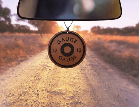 Shotgun Shell Leather Car Freshener