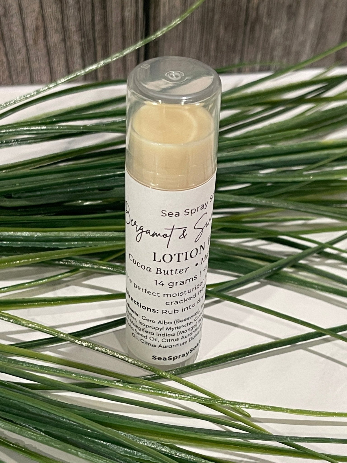 Solid Lotion Bar: Tin or Twist-Up Stick