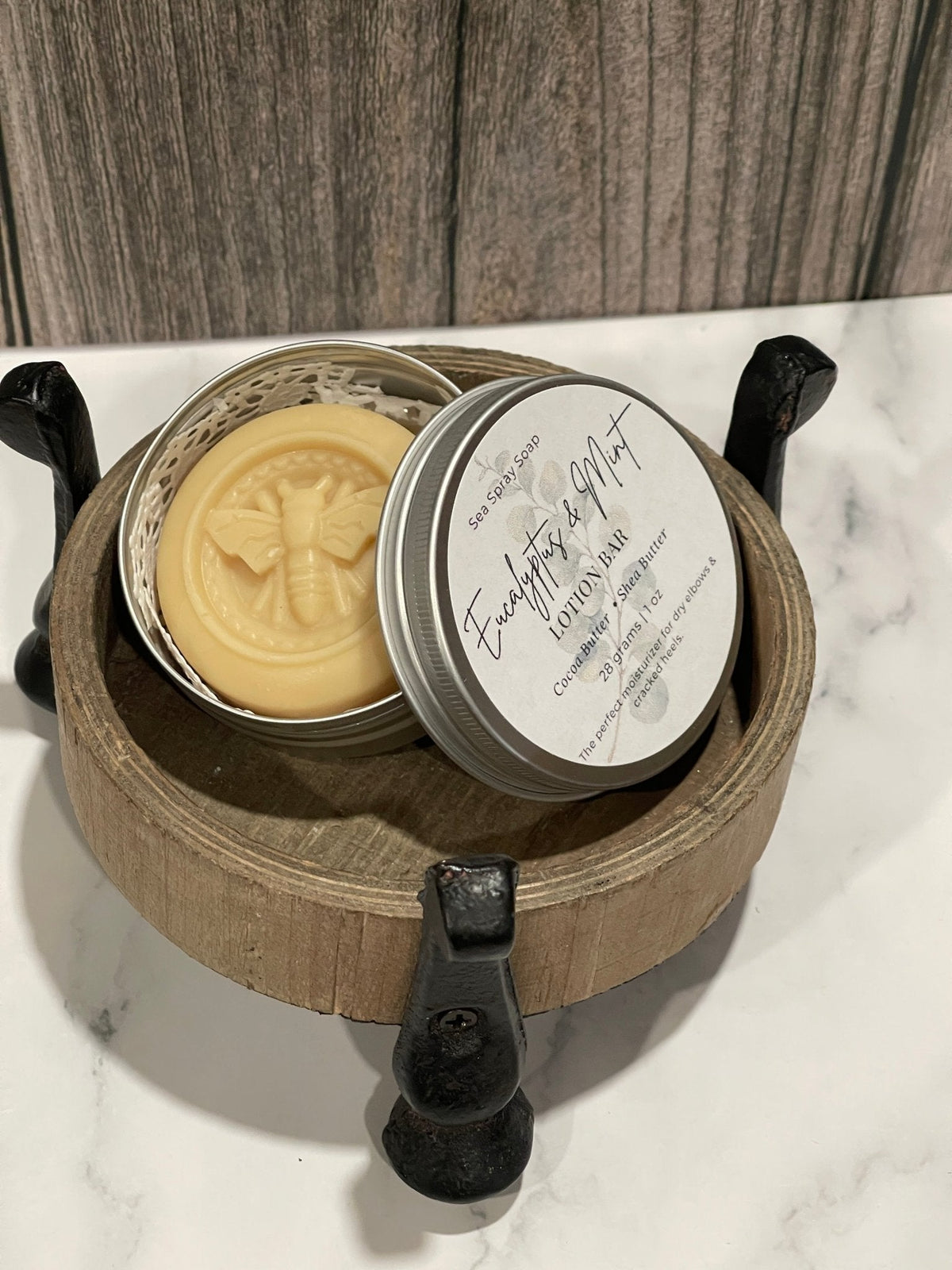 Solid Lotion Bar: Tin or Twist-Up Stick