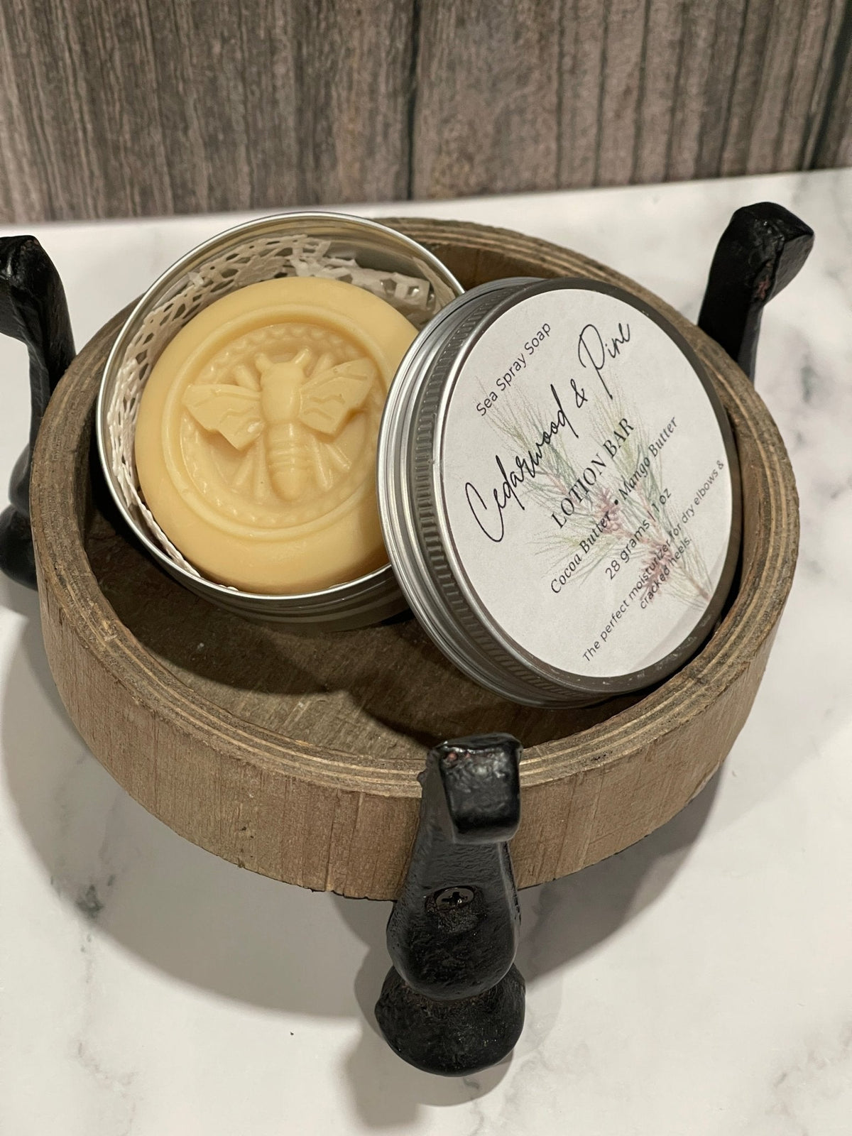 Solid Lotion Bar: Tin or Twist-Up Stick
