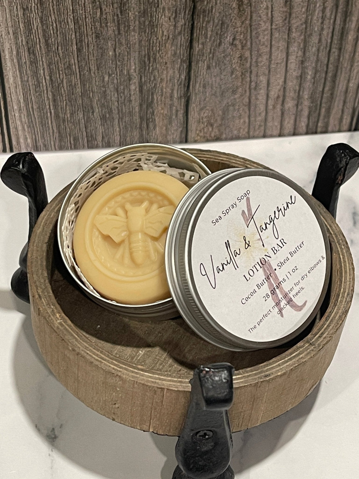 Solid Lotion Bar: Tin or Twist-Up Stick