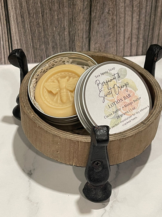 Solid Lotion Bar: Tin or Twist-Up Stick