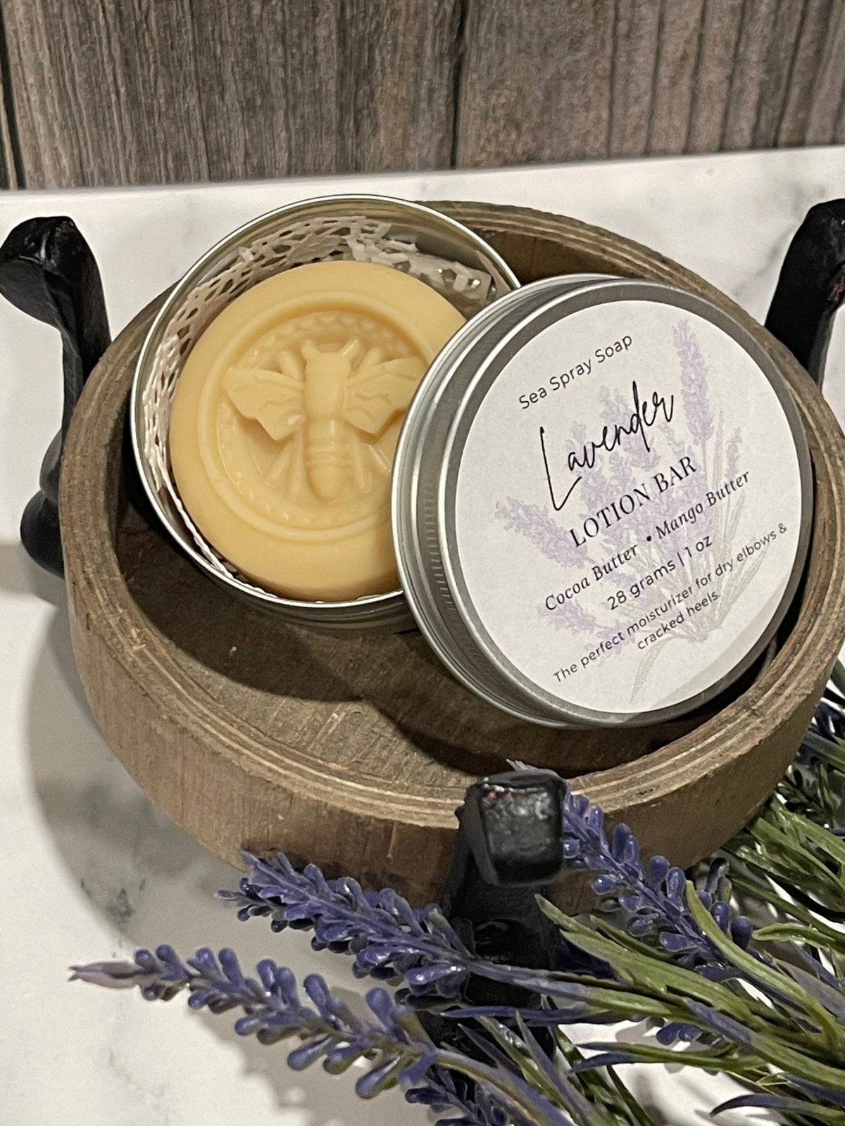 Solid Lotion Bar: Tin or Twist-Up Stick