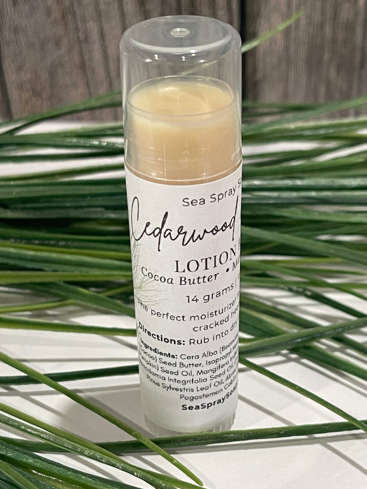 Solid Lotion Bar: Tin or Twist-Up Stick