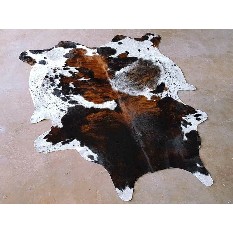 Tricolor Cowhide Rug