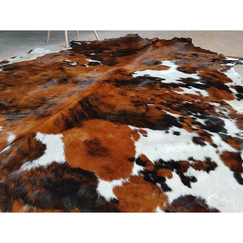 Tricolor Cowhide Rug