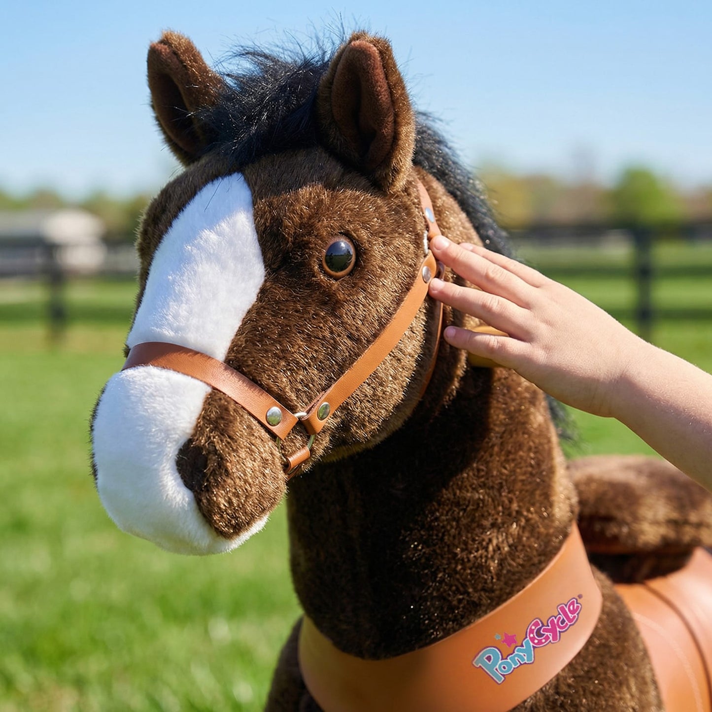 Model U® Horse Ride-On Toy Age 4–7 – Chocolate