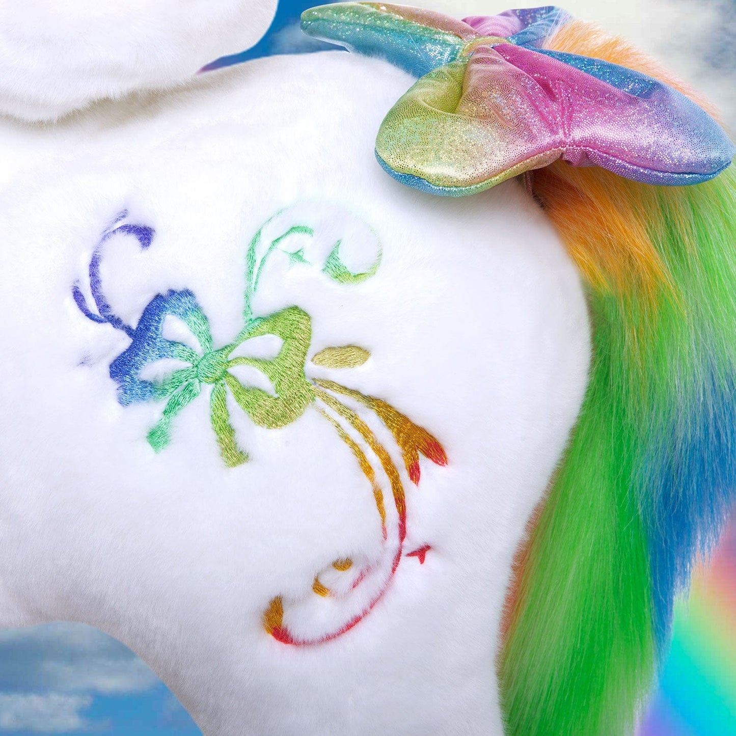 Model X Ride on Rainbow Unicorn for Age 4-7