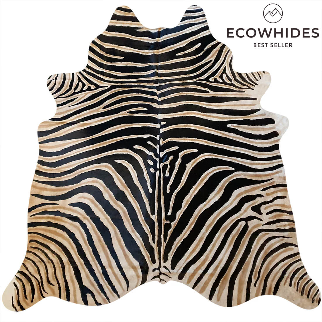 Zebra Safari Cowhide Rug